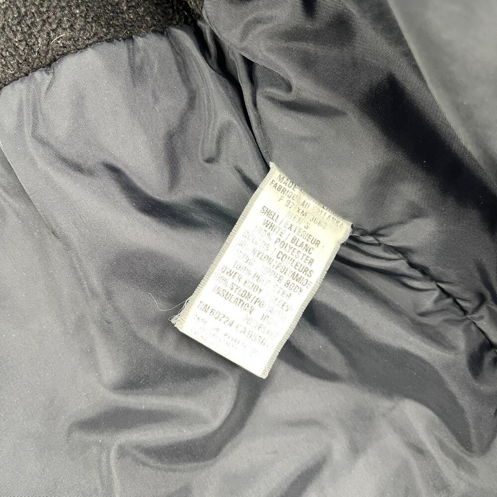Vintage Columbia Winter Fleece Lined Jacket Mens Large Black Hooded Pockets VTG - Picture 9 of 16